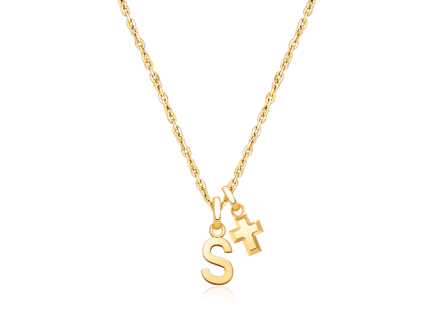 Enlarged to Show Detail<br>Shown with <u>Included</u> Cross Charm