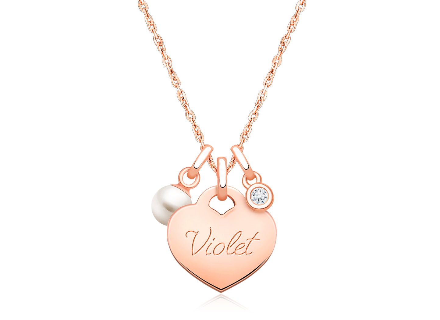Pearl & Diamond Charms <u>NOT</u> Included<br />( add the charms your child would love )