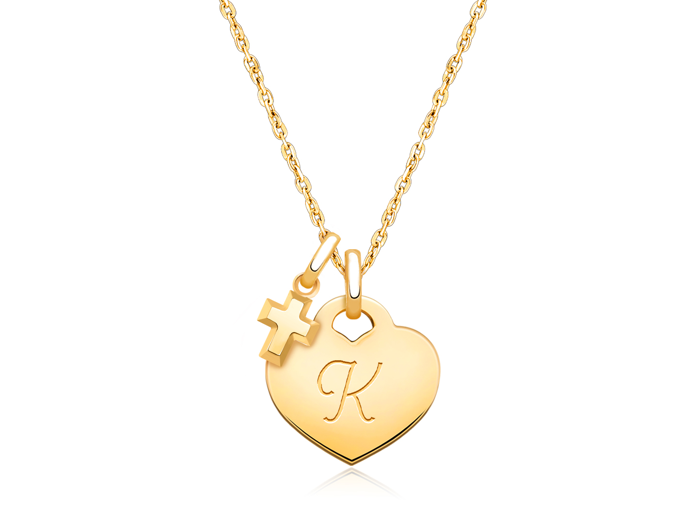 Cross Charm <u>NOT</u> Included<br />( add the charms your child would love )