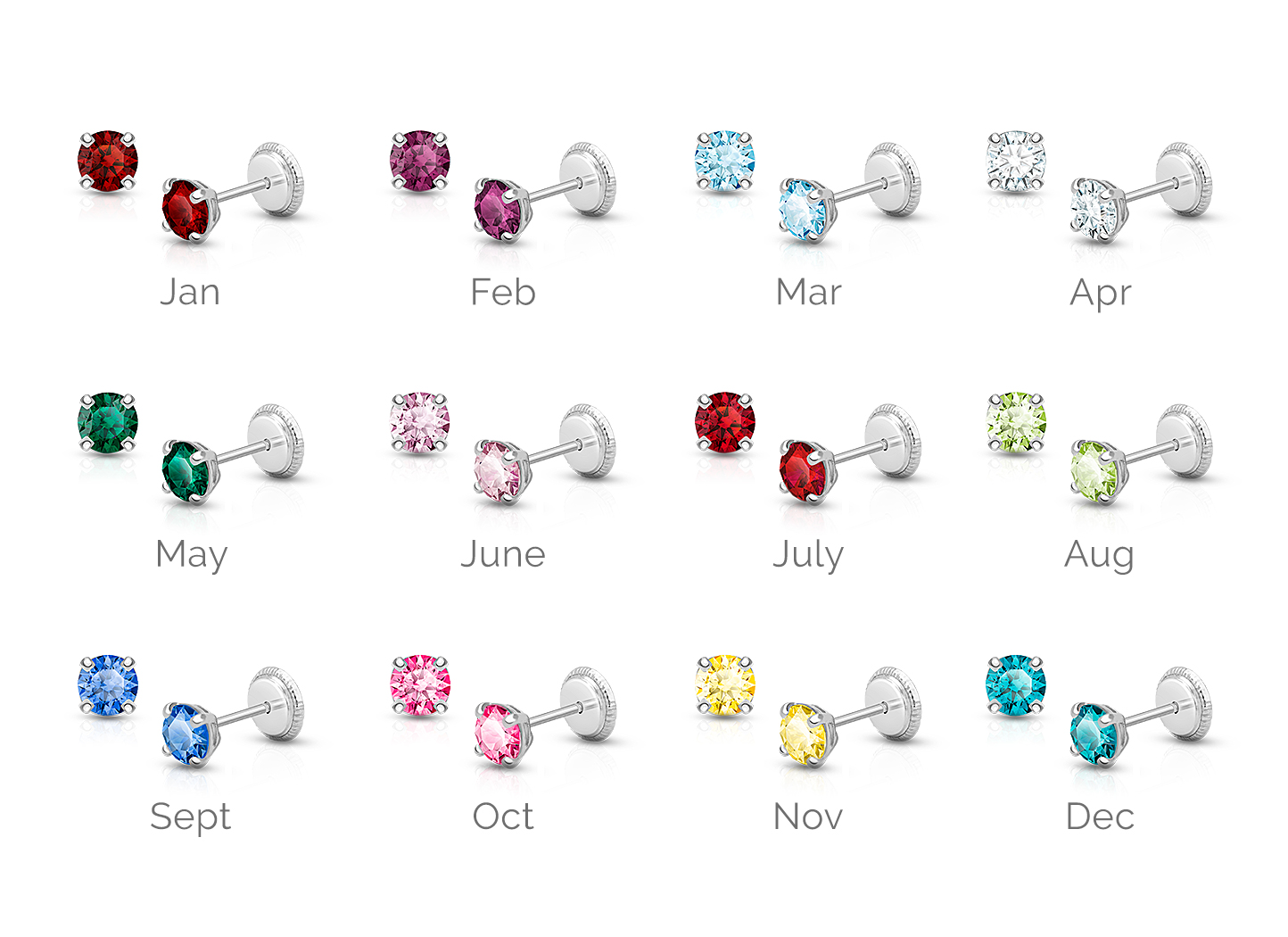 All 12 Birthstones Available