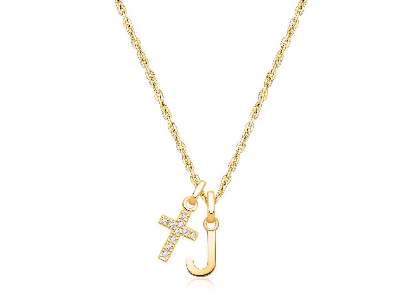 Enlarged to Show Detail<br>Shown with <u>Upgraded</u> Cross Charm