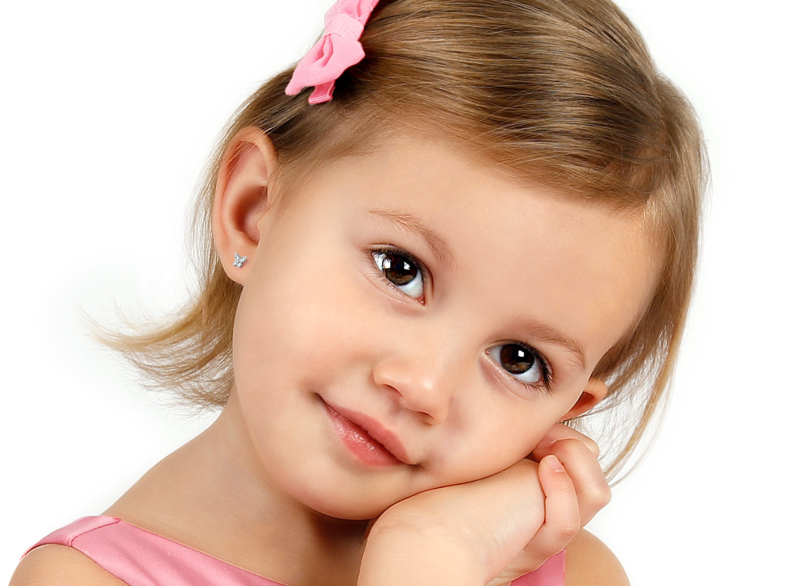 Earring Shown on 4 Year Old Girl