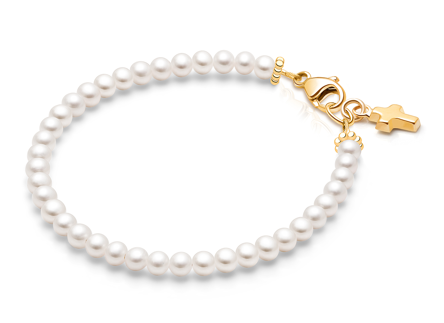 Enlarged to Show Detail<br />Shown with <u>Included</u> Cross Charm