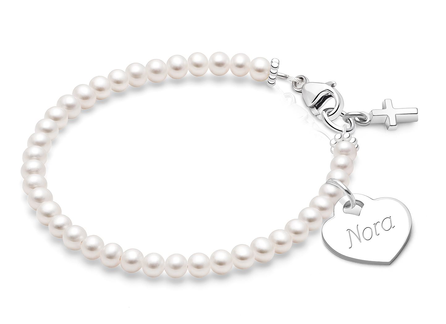 Enlarged to Show Detail<br />Shown with <u>Included</u> Cross Charm
