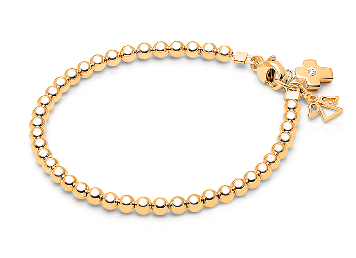 Enlarged to Show Detail<br />Shown with <u>Upgraded</u> Religious Charm, All Other Charms are <u>Optional</u>