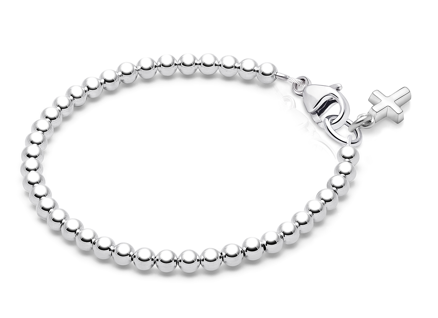Enlarged to Show Detail<br />Shown with <u>Included</u> Cross Charm