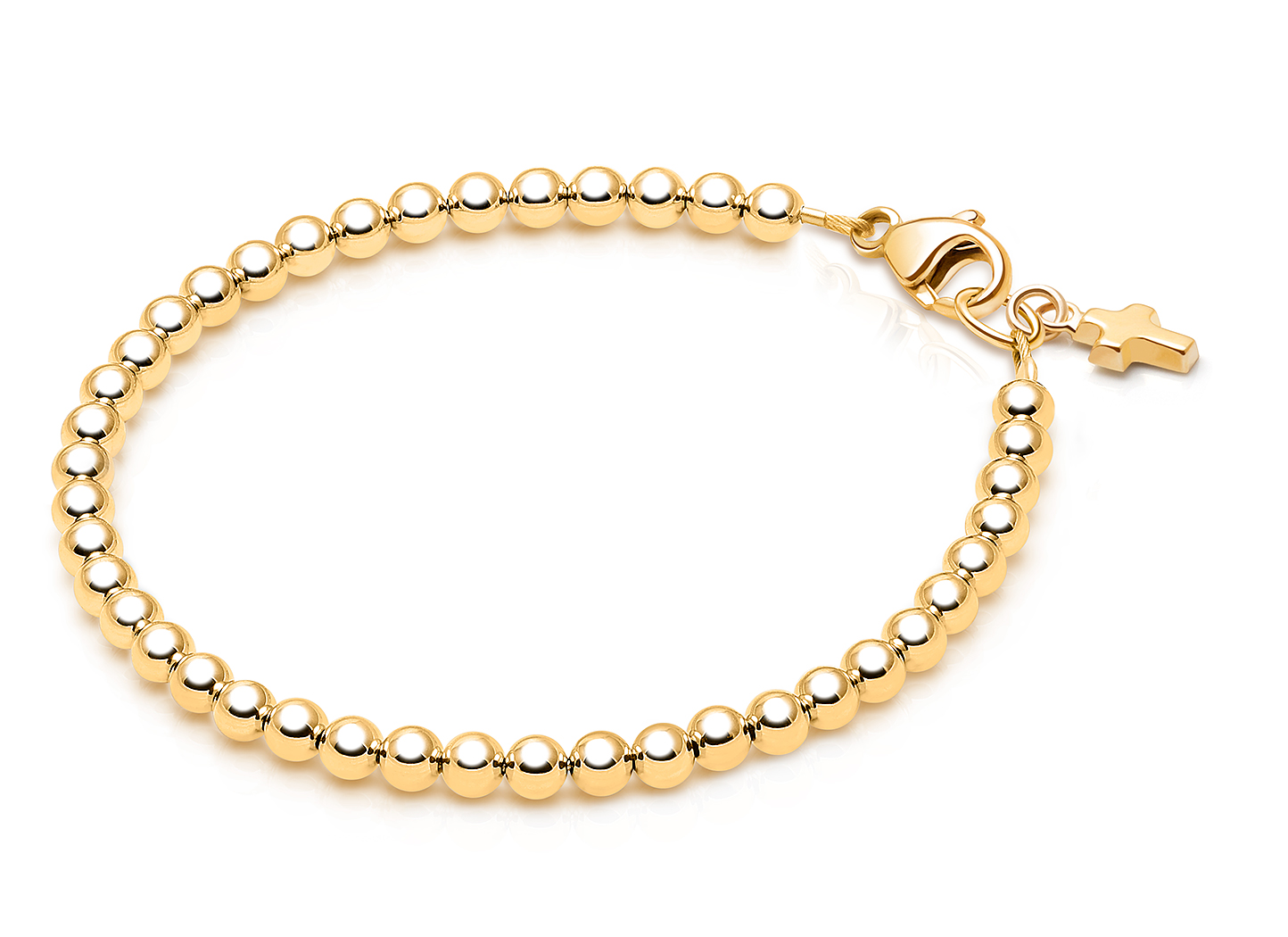 Enlarged to Show Detail<br />Shown with <u>Included</u> Cross Charm