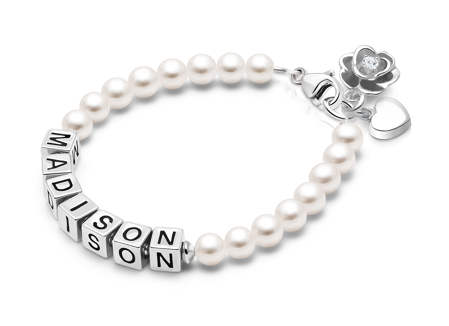 Rose and Heart Charms <u>NOT</u> Included<br />( add the charms your child would love )