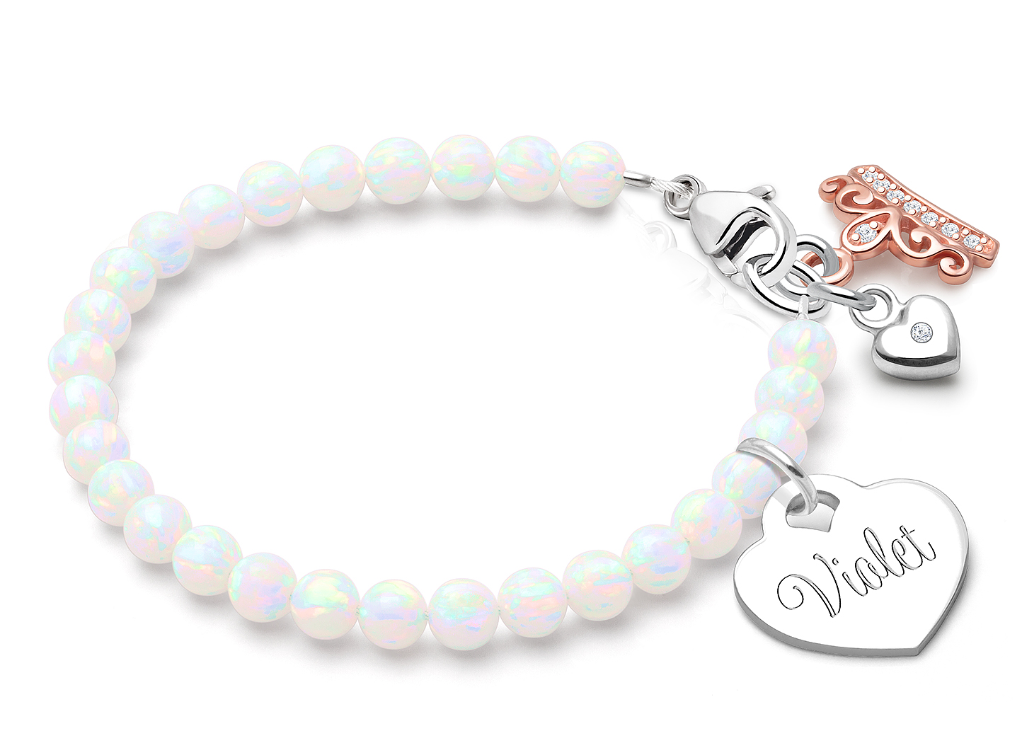 Tiara & Heart Charms <u>NOT</u> Included<br />( add the charms your child would love )