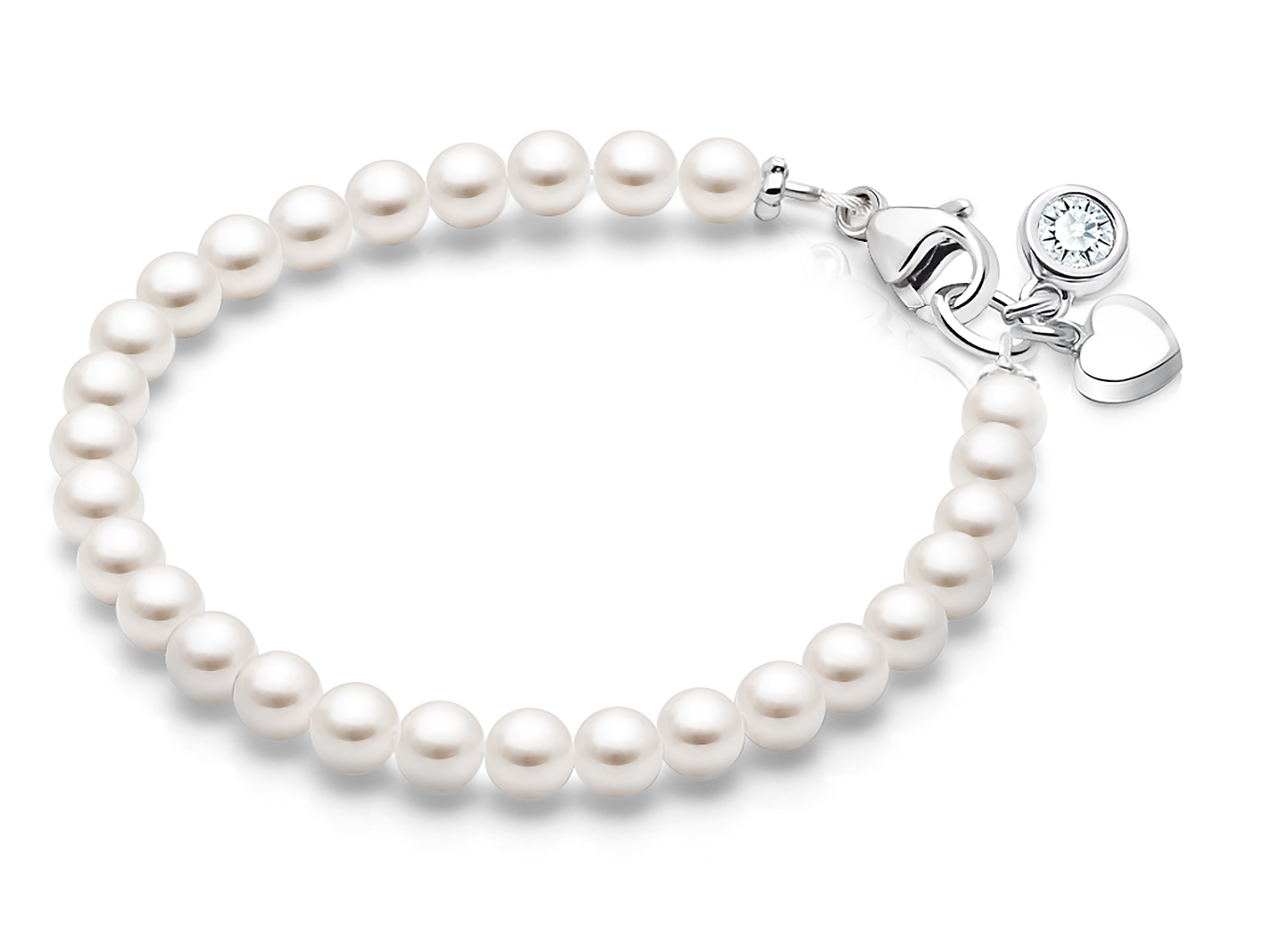 Heart and Birthstone Charms <u>NOT</u> Included<br />( add the charms your child would love )