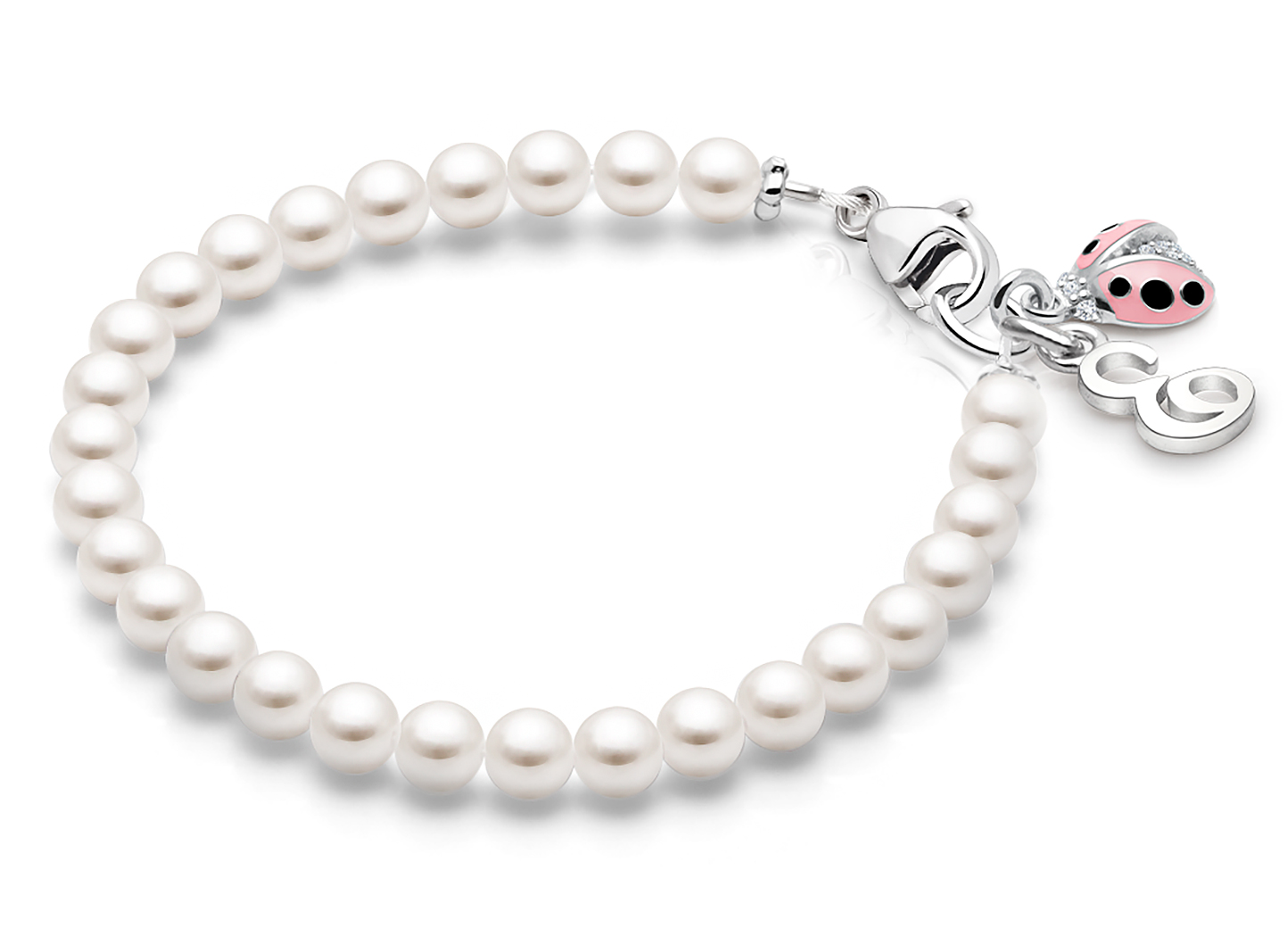 Ladybug & Initial Charms <u>NOT</u> Included<br />( add the charms your child would love )