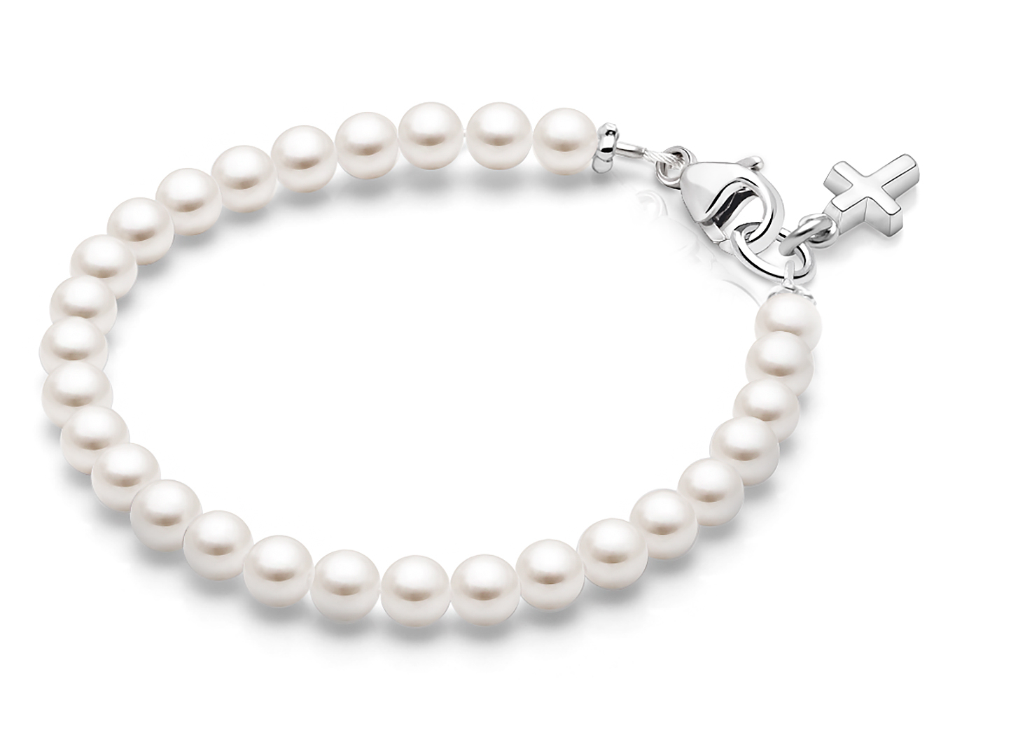 Enlarged to Show Detail<br />Shown with <u>Included</u> Cross Charm