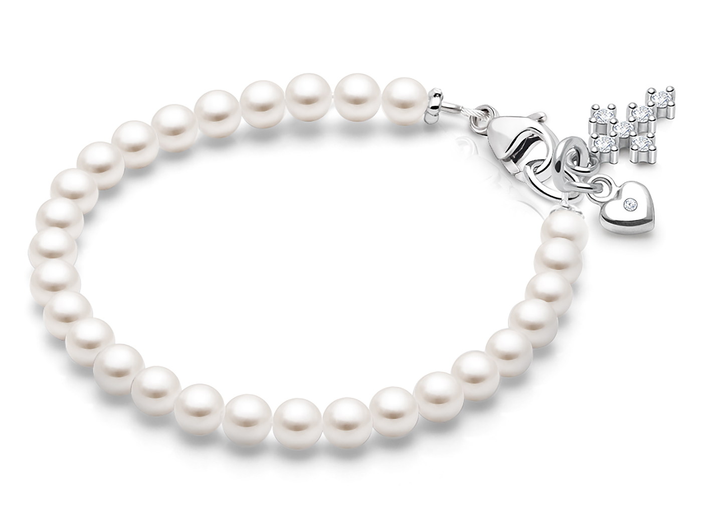 Shown with <u>Upgraded</u> Cross - Heart Charm <u>NOT</u> Included<br />( add the charms your child would love )