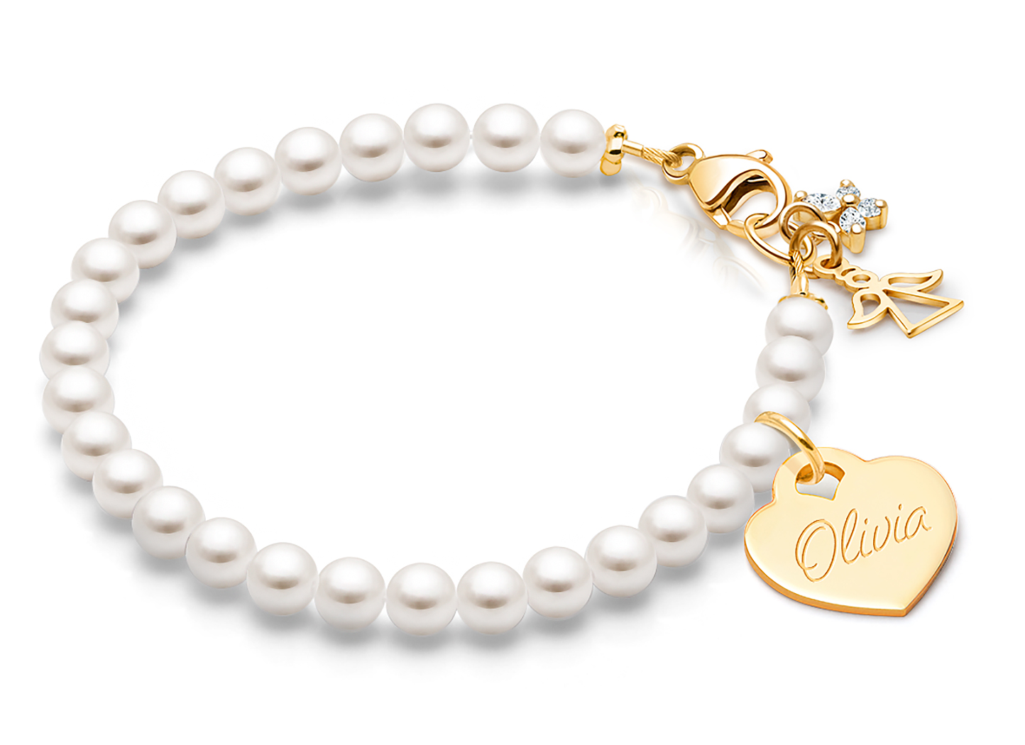Butterfly and Angel Charms <u>NOT</u> Included<br />( add the charms your child would love )