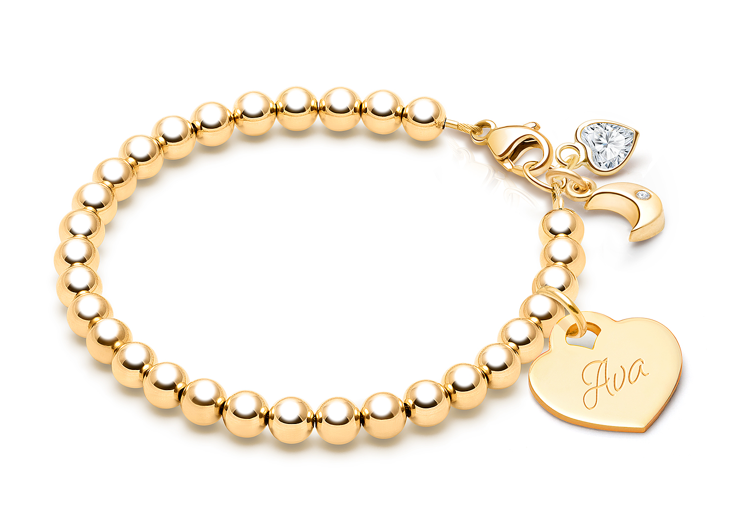 Moon & Heart Charms <u>NOT</u> Included<br />( add the charms your child would love )