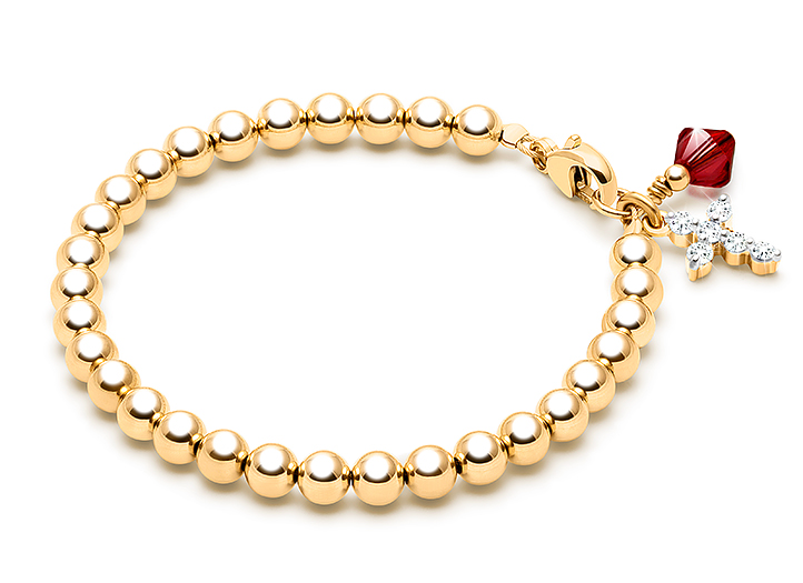 Enlarged to Show Detail<br />Shown with <u>Upgraded</u> Religious Charm, All Other Charms are <u>Optional</u>
