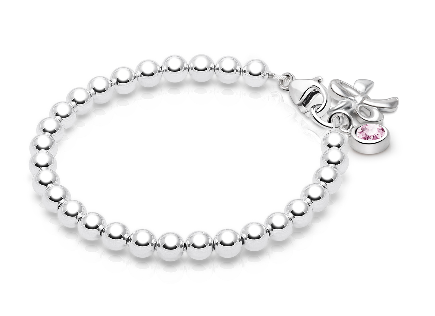 Bow & CZ Charms <u>NOT</u> Included<br />( add the charms your child would love )