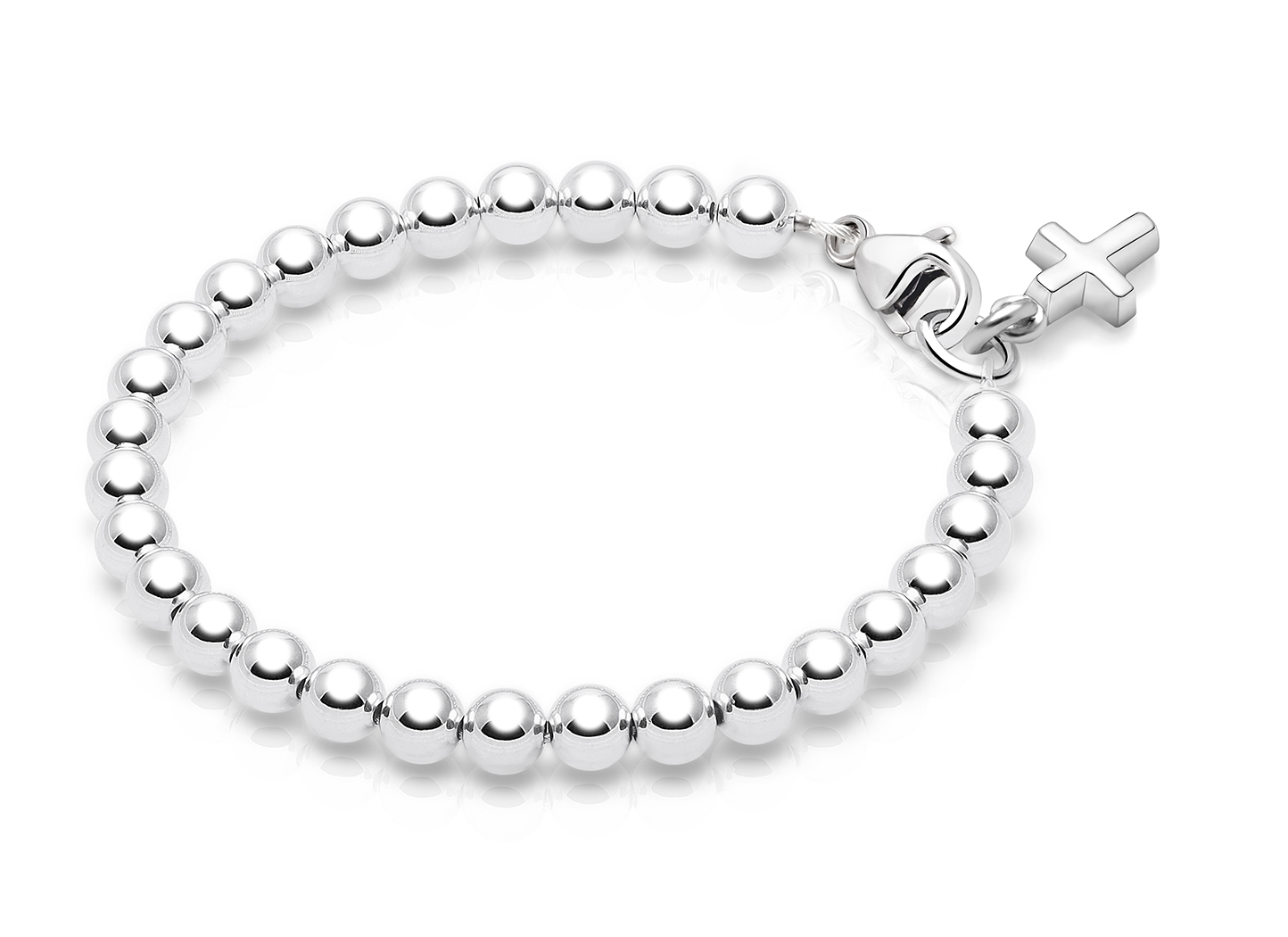Enlarged to Show Detail<br />Shown with <u>Included</u> Cross Charm