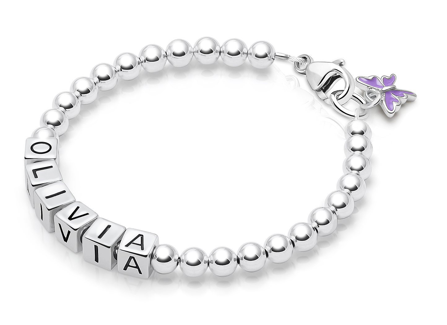 Butterfly Charm <u>NOT</u> Included<br />( add the charms your child would love )