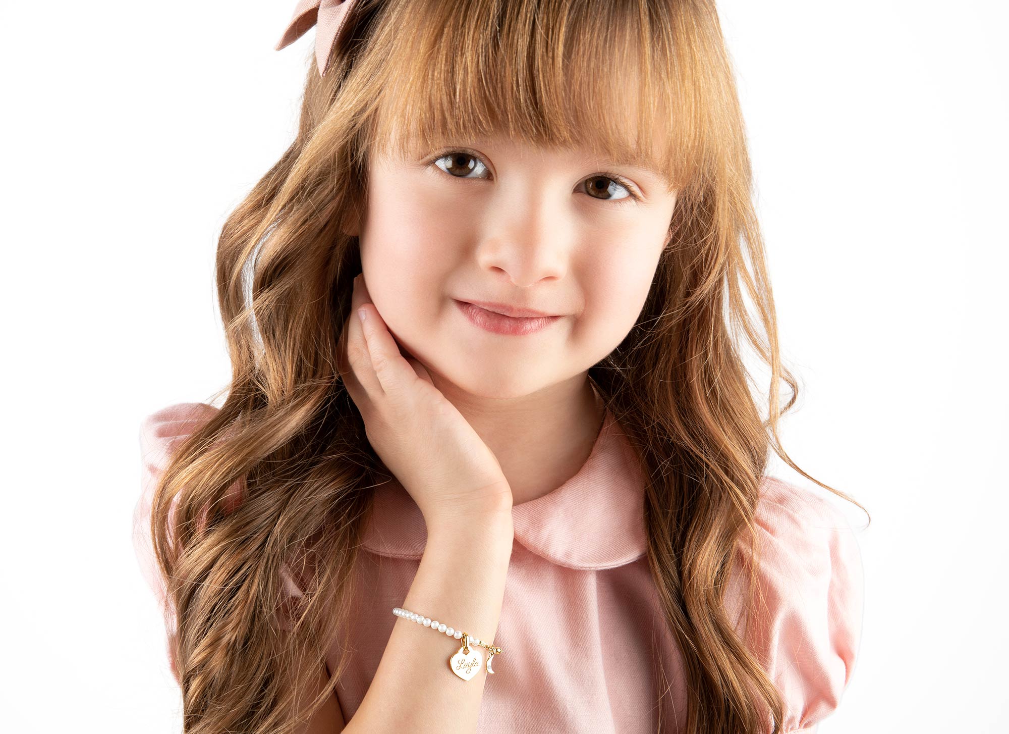 Example Bracelet Shown on 5 Year Old Girl