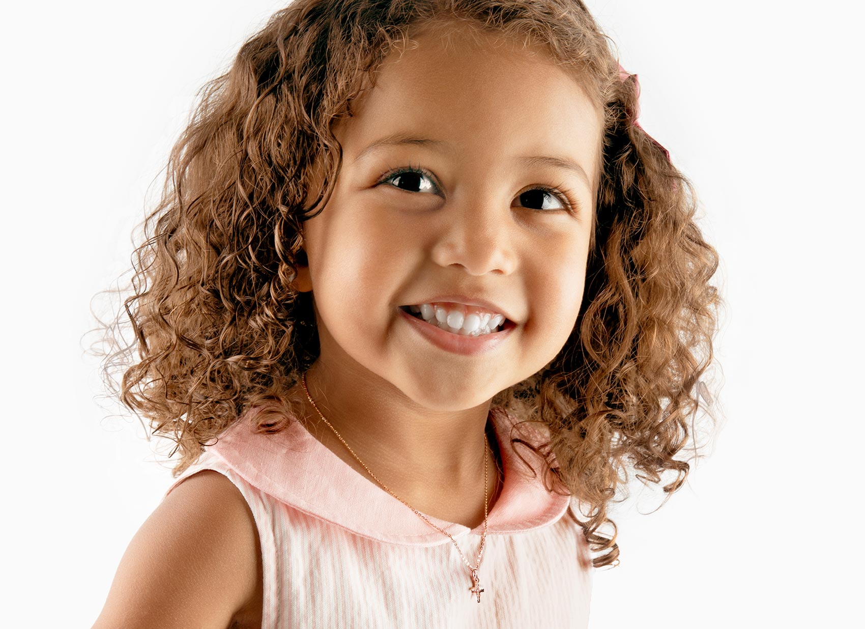 Necklace Shown on 4 Year Old Girl