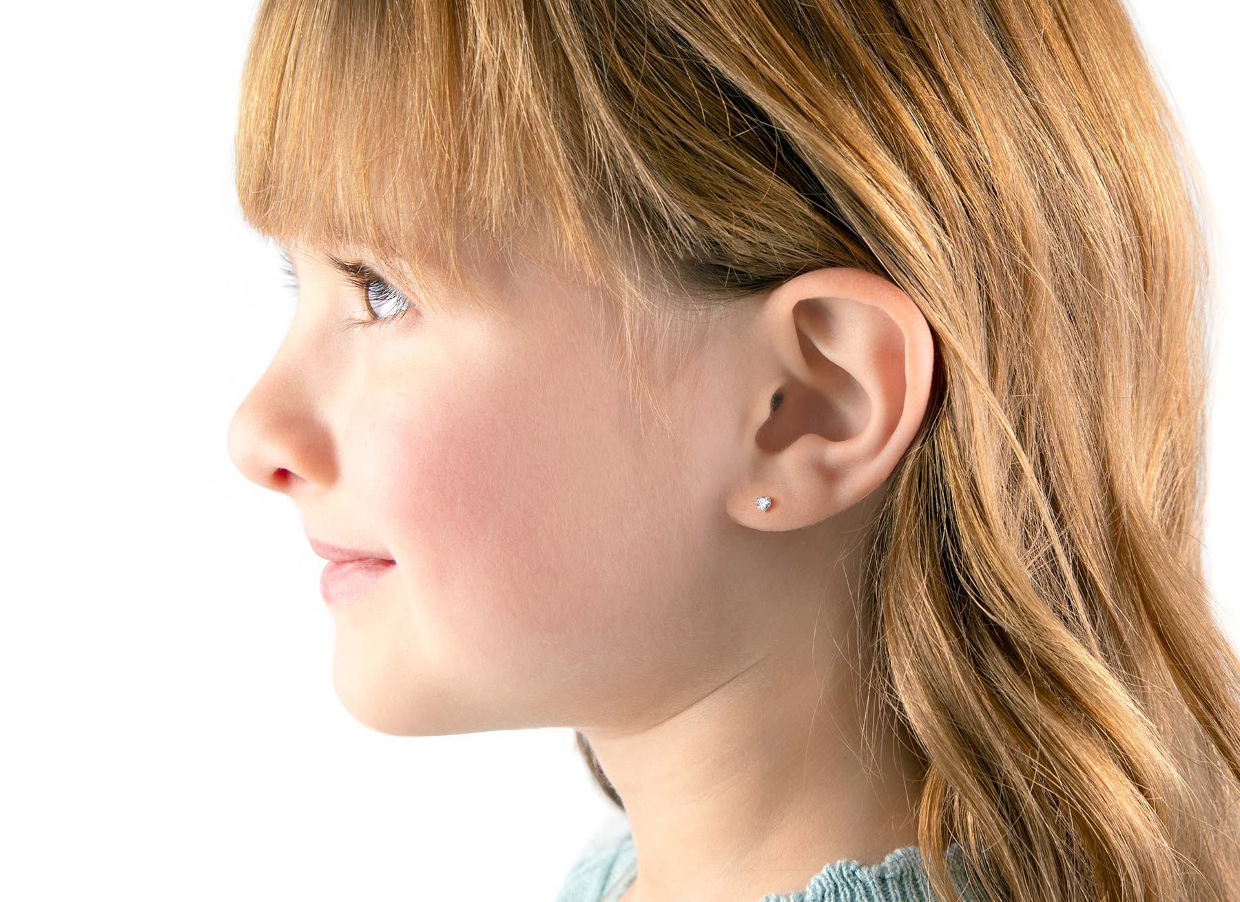 Earring Shown on 5 Year Old Girl