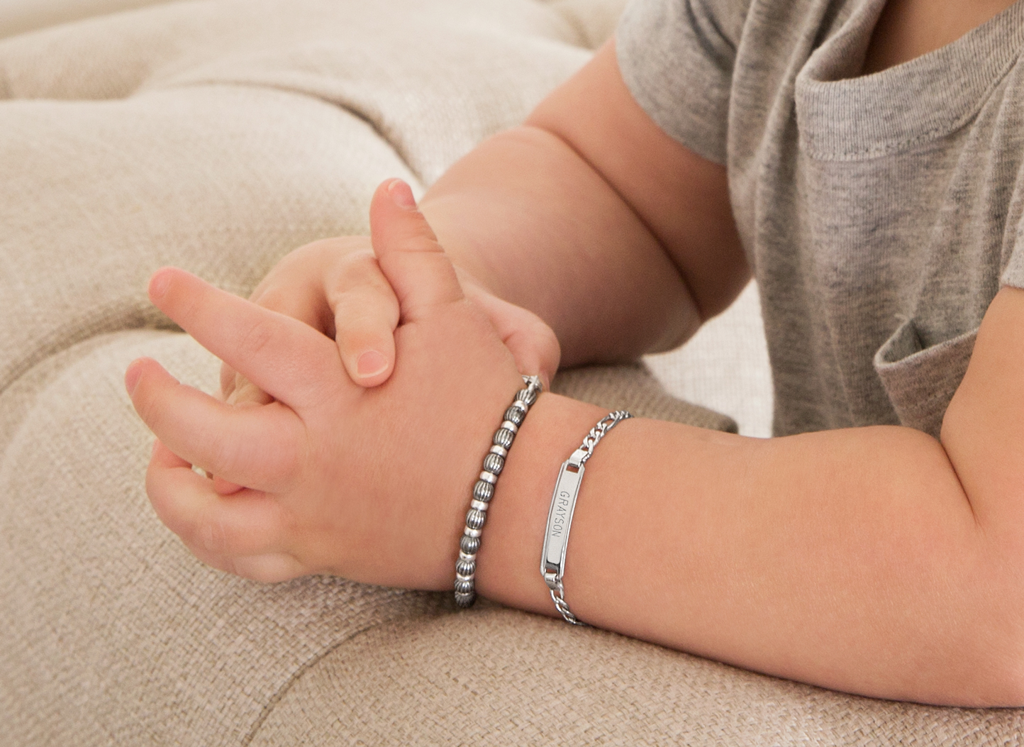 Bracelet Shown on 2 Year Old Model