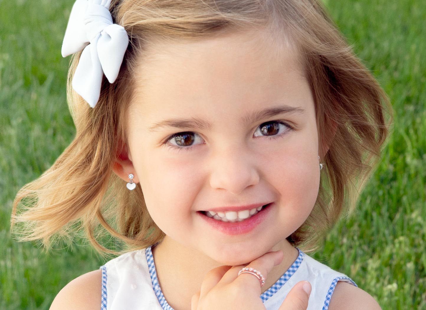 Earring Shown on 3 Year Old Girl