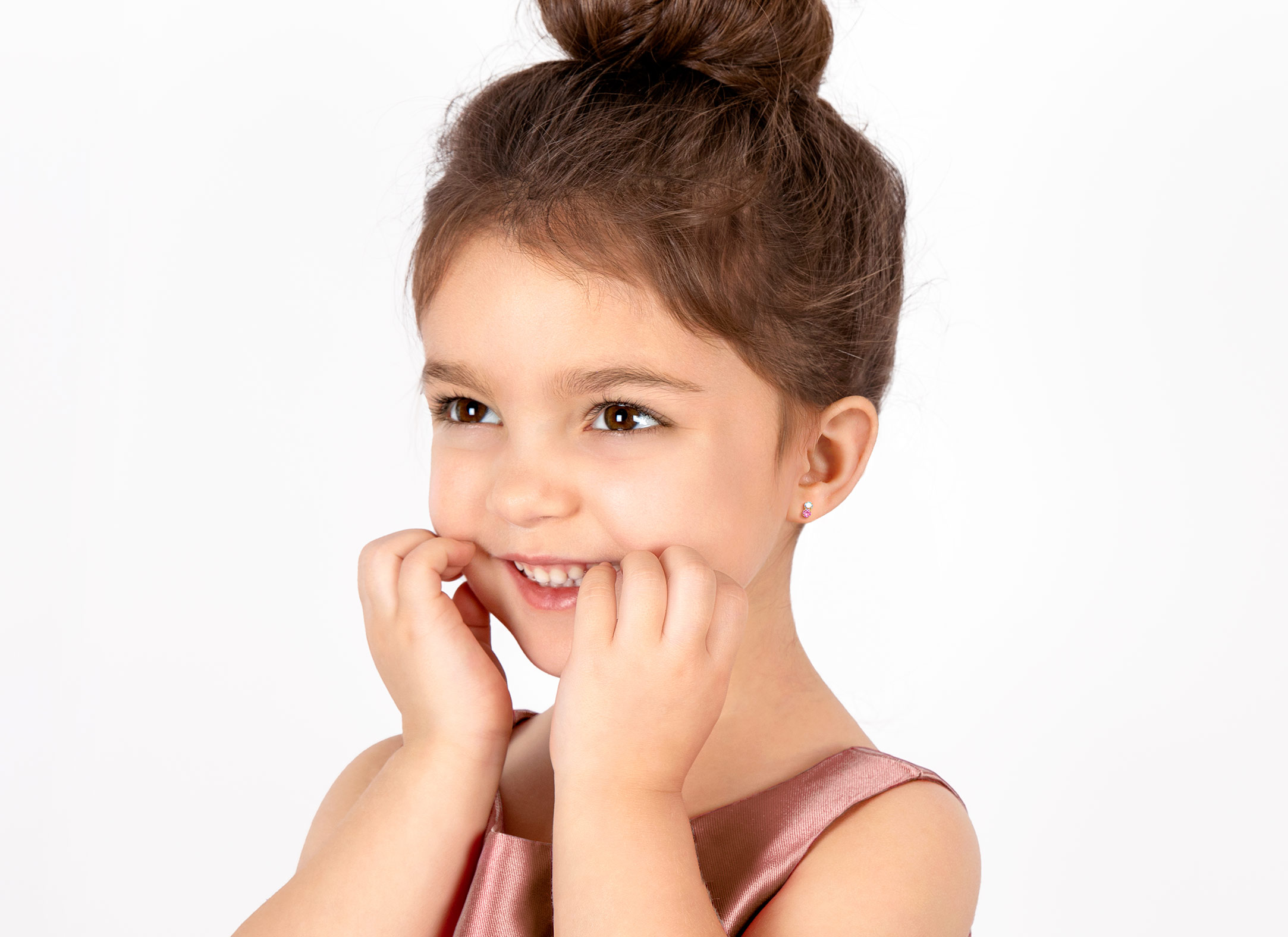 Earring Shown on 3 Year Old Girl