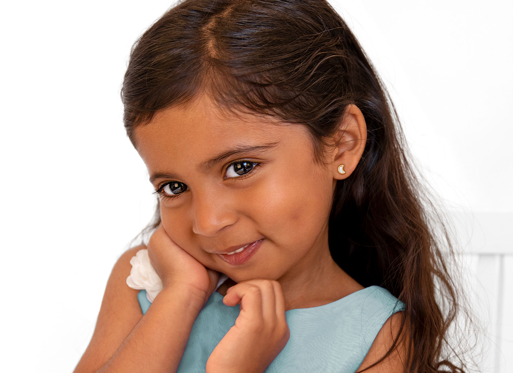 Earring Shown on 3 Year Old Girl