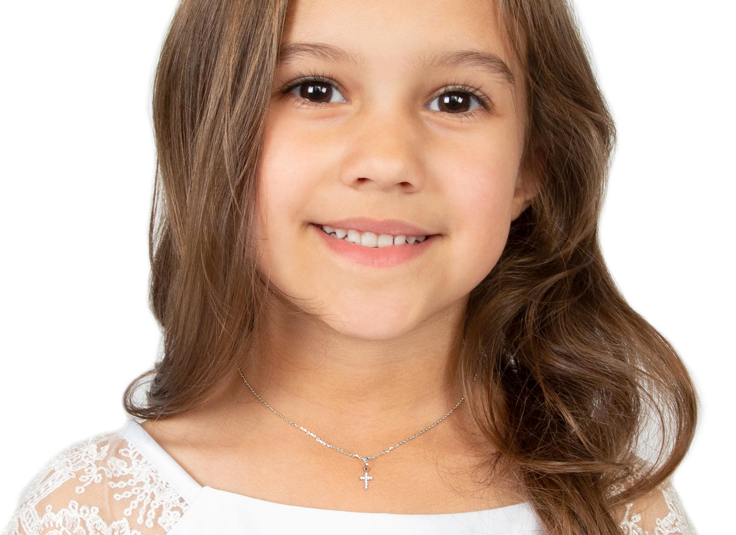 Necklace Shown on 6 Year Old Girl