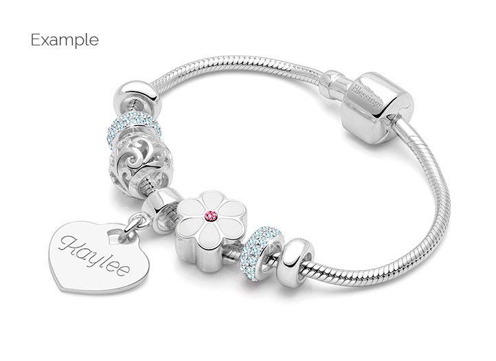 Adoré™ Charm Shown on Example Bracelet
