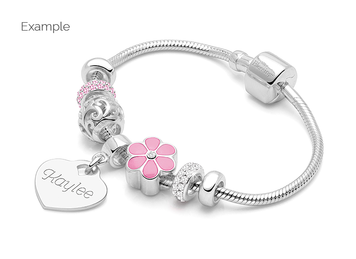 Adoré™ Charm Shown on Example Bracelet