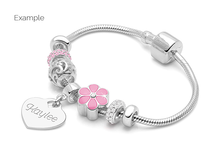 Adoré™ Charm Shown on Example Bracelet