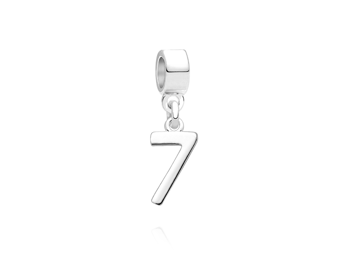 Enlarged to Show Detail<br /> Adoré&trade; Charm Shown with Silver Bail
