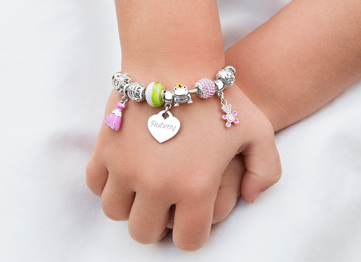 Adoré&trade; Charm Shown on Child Model
