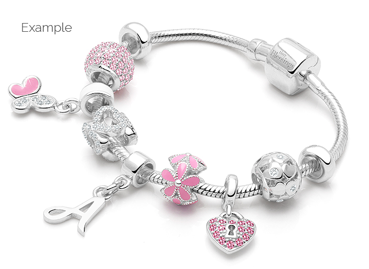 Adoré™ Charm Shown on Example Bracelet