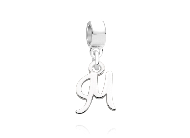 Example Initial with Silver Bail Shown<br />Enlarged to Show Detail