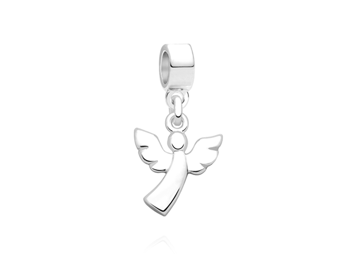 Enlarged to Show Detail<br /> Adoré&trade; Charm Shown with Silver Bail
