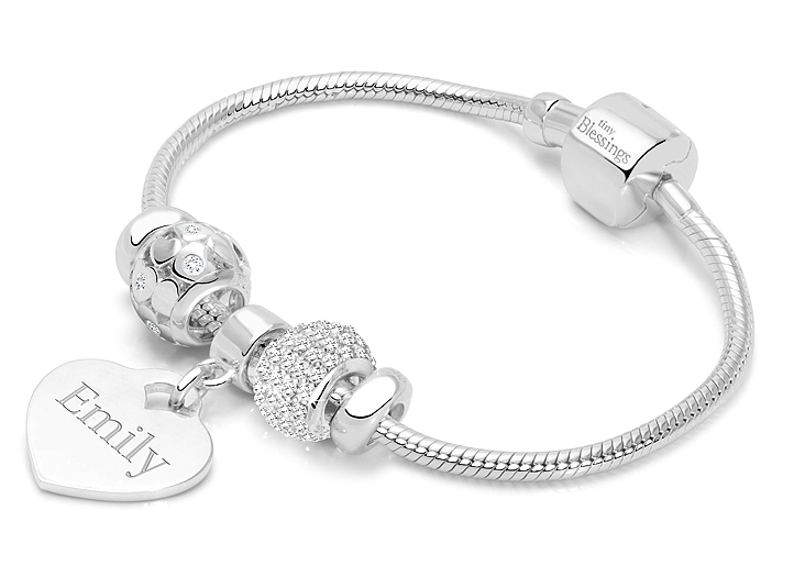 Adoré™ Charm Shown on Example Bracelet