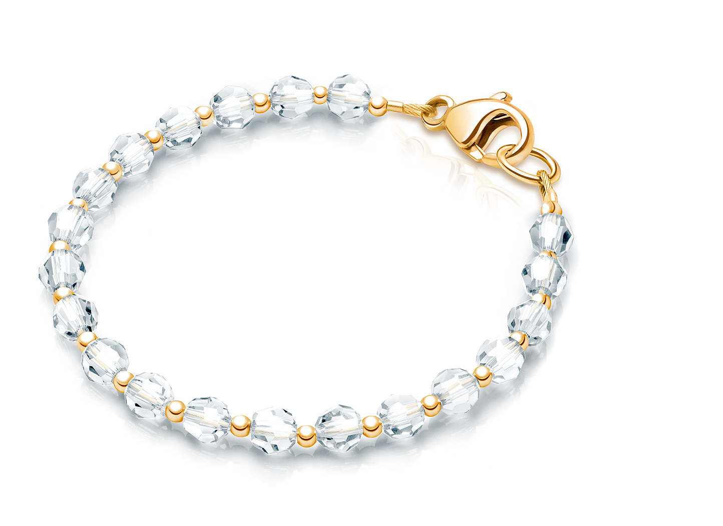 April Birthstone Shown<br />Enlarged to Show Detail