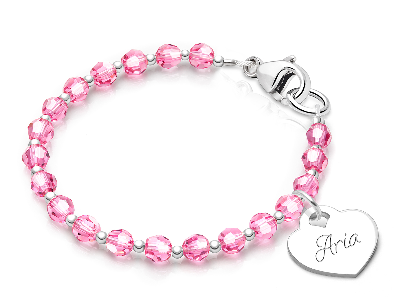 October Birthstone Shown<br />Enlarged to Show Detail