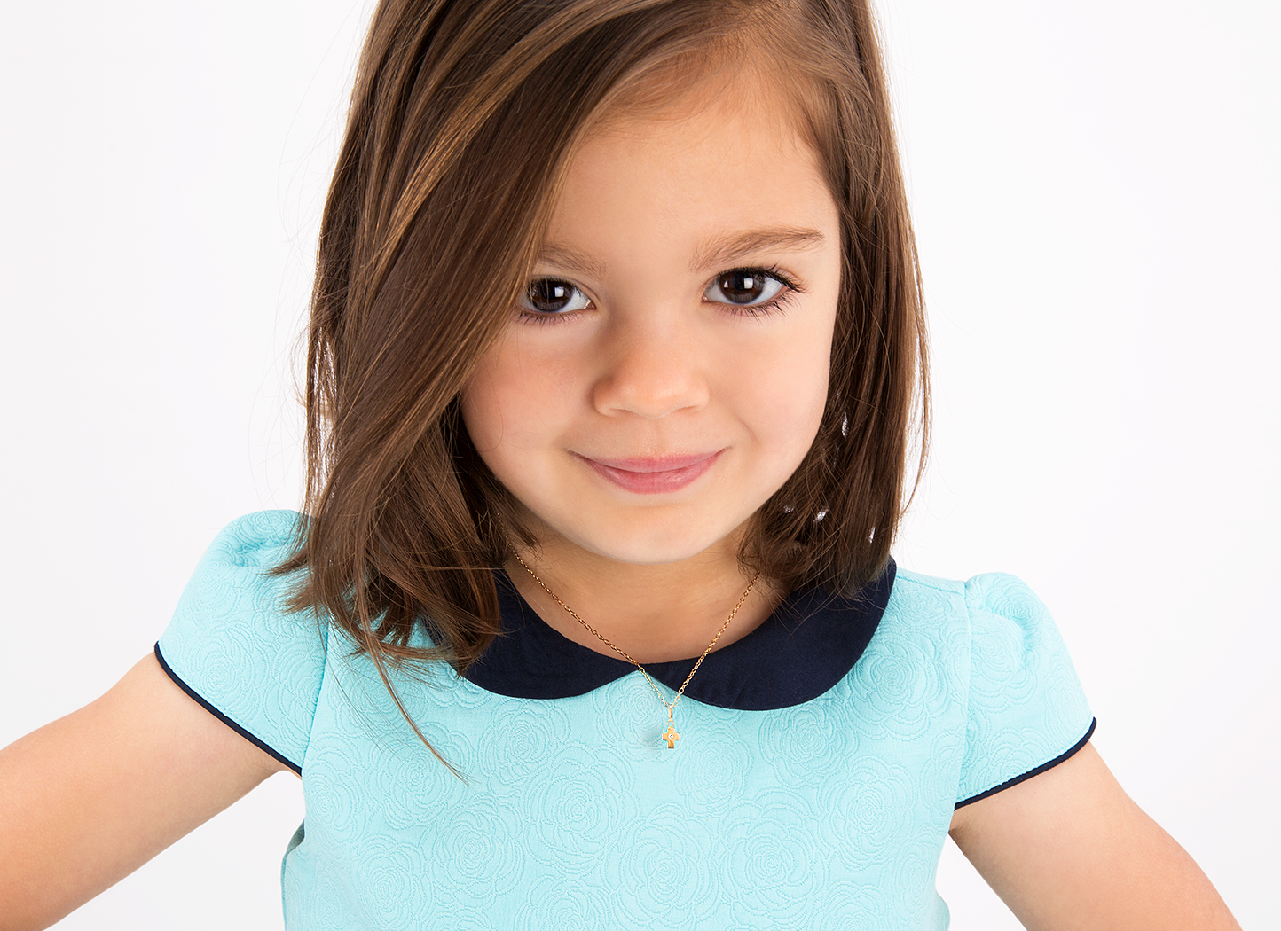 Necklace Shown on 4 Year Old Girl