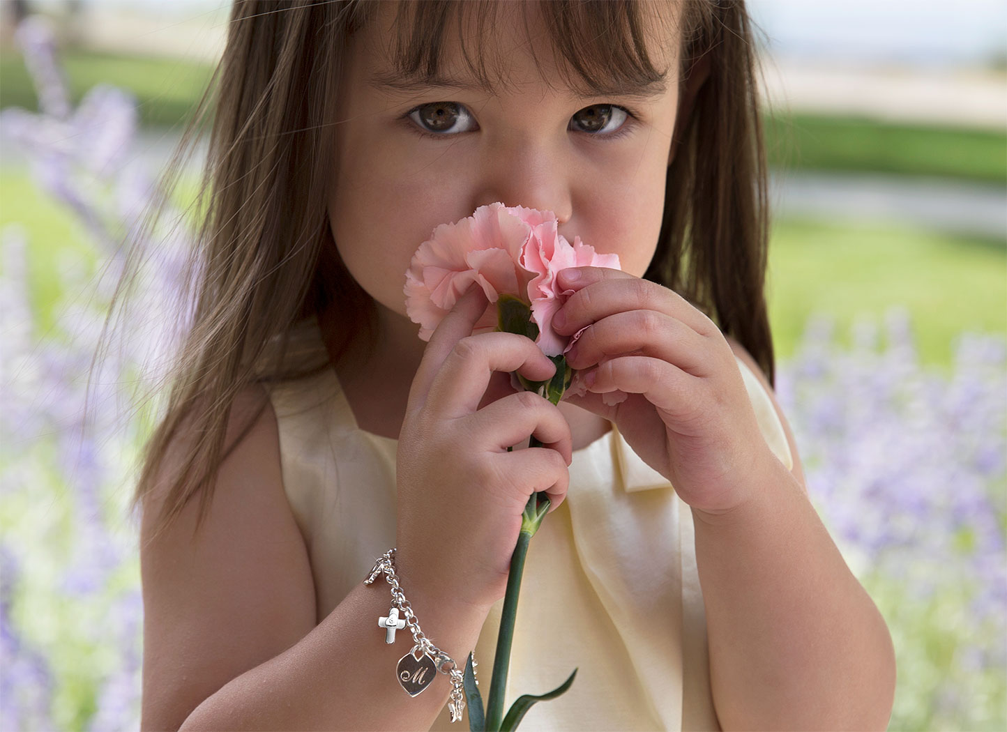 Example Charms Shown on Child's Bracelet