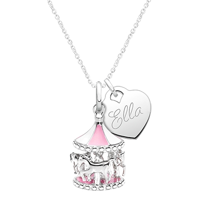 She will go &quot;Ga-Ga!&quot; over this Carousel Cutie Necklace Set