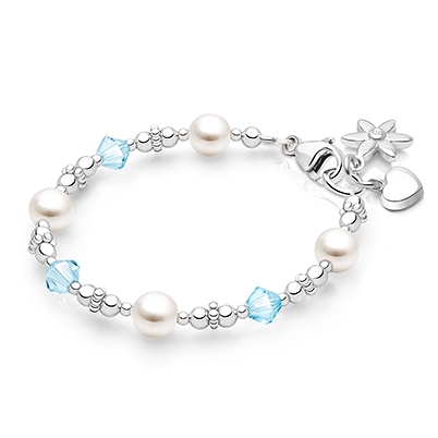 Diamonds and Pearls Bracelet for Teens