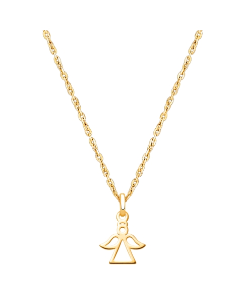 Angel of Heaven, Children&#039;s Necklace for Boys - 14K Gold