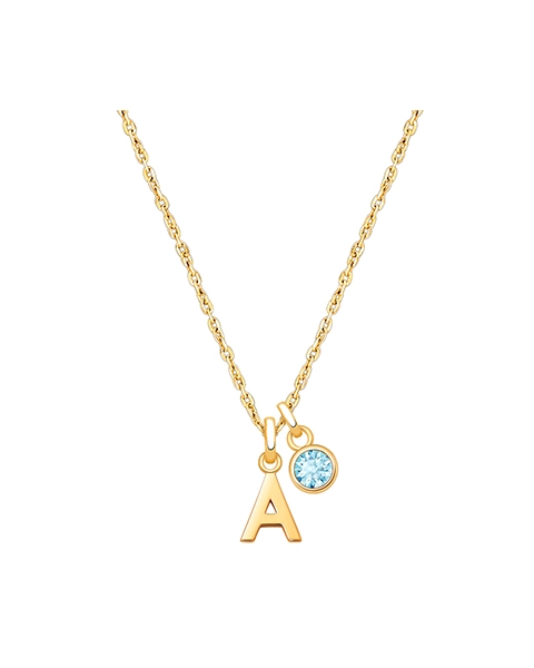 Modern Initial &quot;Design Your Own&quot; Personalized Teen&#039;s Necklace for Girls - 14K Gold