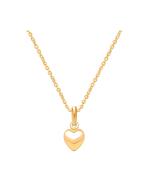 Power of Love, Teen&#039;s Heart Necklace for Girls - 14K Gold