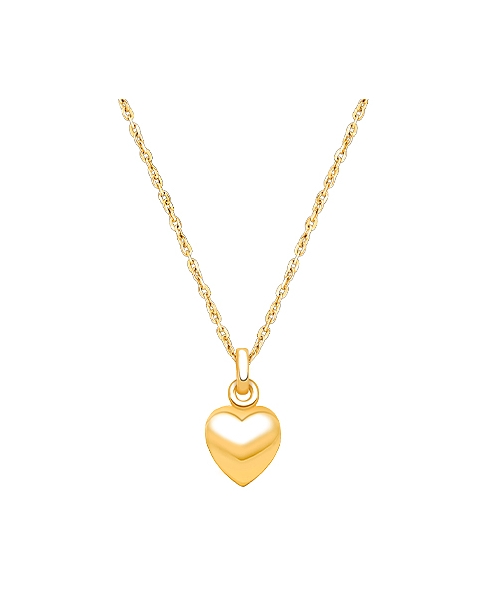 Power of Love, Children&#039;s Heart Necklace for Girls - 14K Gold